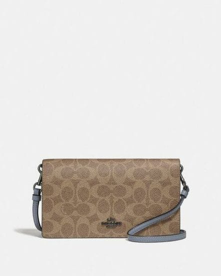 Fashion 4 Coach Hayden Foldover Crossbody Clutch In Colorblock Signature Canvas