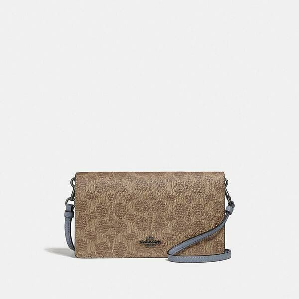 Fashion 4 Coach Hayden Foldover Crossbody Clutch In Colorblock Signature Canvas