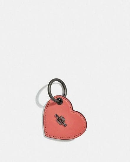 Fashion 4 Coach Heart Tab Key Ring