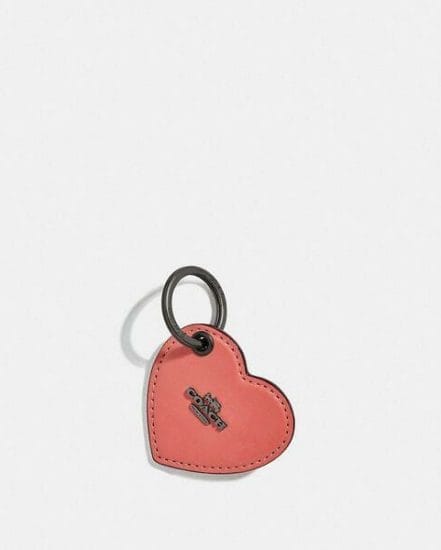 Fashion 4 Coach Heart Tab Key Ring
