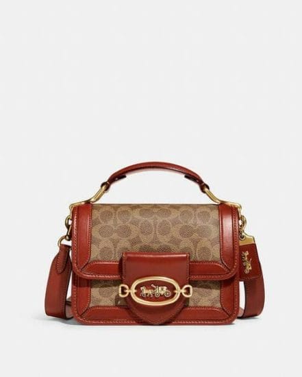 Fashion 4 Coach Hero Shoulder Bag In Signature Canvas