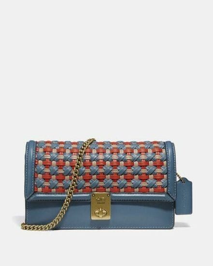 Fashion 4 Coach Hutton Clutch With Weaving