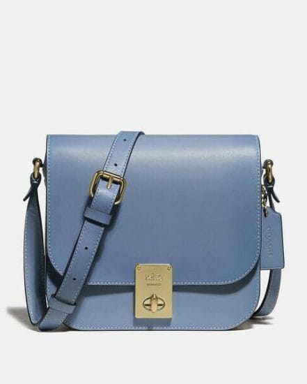 Fashion 4 Coach Hutton Saddle Bag In Colorblock