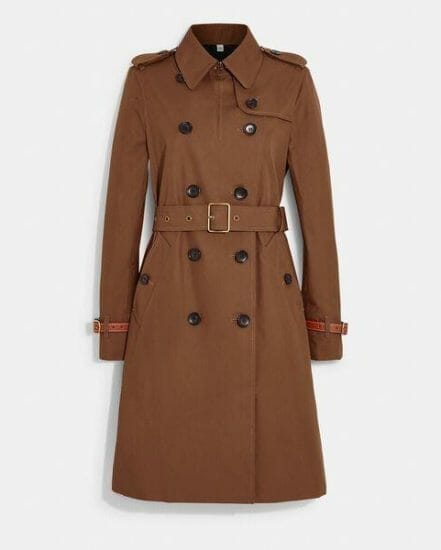Fashion 4 Coach Icon Trench Coat In Organic Cotton And Recycled Polyester