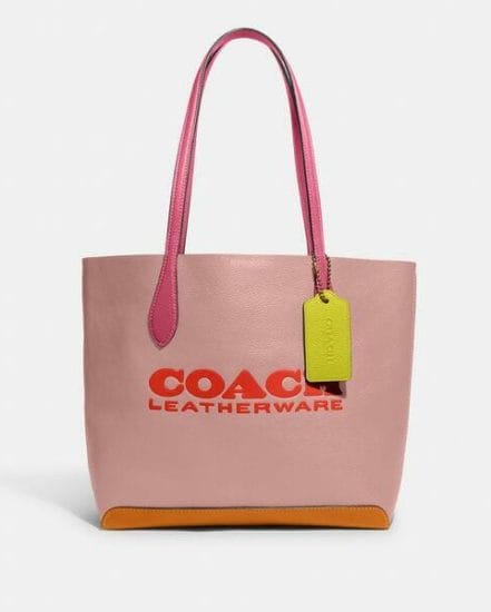 Fashion 4 Coach Kia Tote In Colorblock