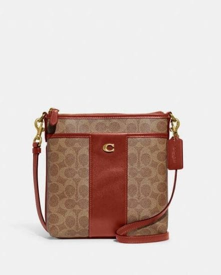 Fashion 4 Coach Kitt Messenger Crossbody In Colorblock Signature Canvas