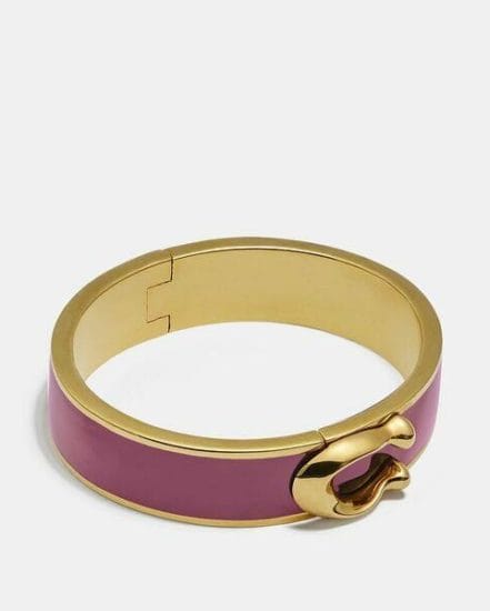 Fashion 4 Coach Large Hinged Bangle
