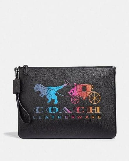 Fashion 4 Coach Large Wristlet 30 With Rexy And Carriage