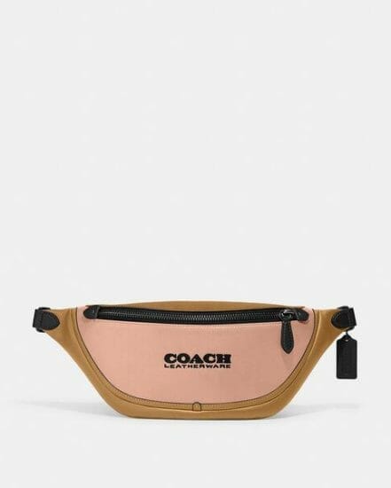 Fashion 4 Coach League Belt Bag In Colorblock