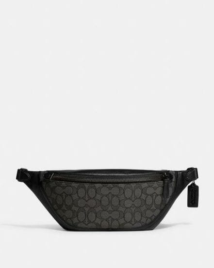 Fashion 4 Coach League Belt Bag In Signature Jacquard
