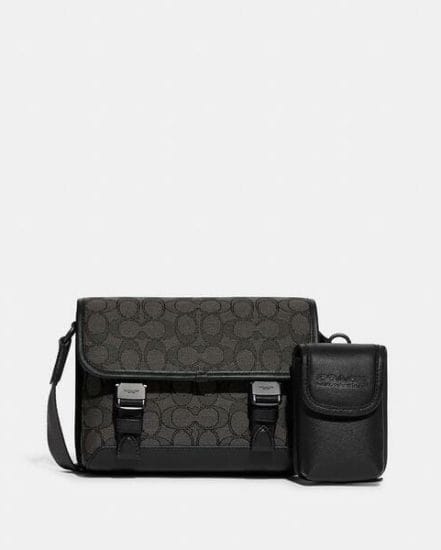 Fashion 4 Coach League Hybrid Crossbody In Signature Jacquard
