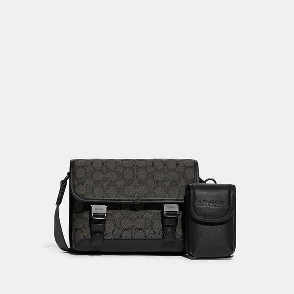 Fashion 4 Coach League Hybrid Crossbody In Signature Jacquard