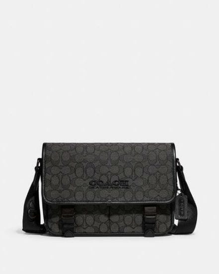 Fashion 4 Coach League Messenger Bag In Signature Jacquard