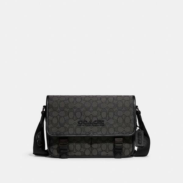 Fashion 4 Coach League Messenger Bag In Signature Jacquard