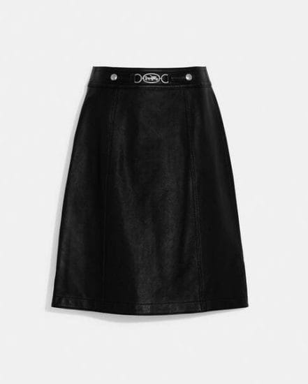 Fashion 4 Coach Leather Skirt