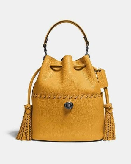 Fashion 4 Coach Lora Bucket Bag With Whipstitch Detail