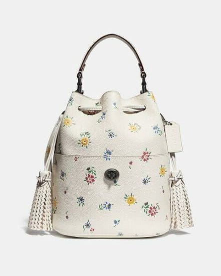 Fashion 4 Coach Lora Bucket Bag With Wildflower Print