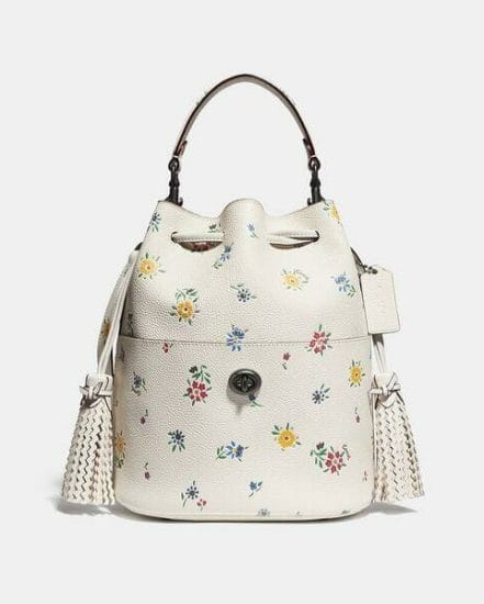 Fashion 4 Coach Lora Bucket Bag With Wildflower Print