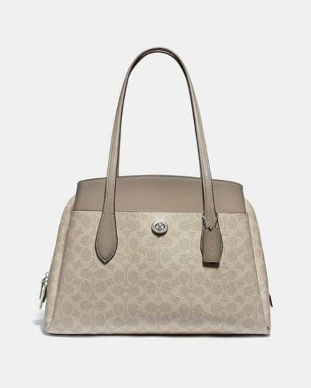 Fashion 4 Coach Lora Carryall In Signature Canvas