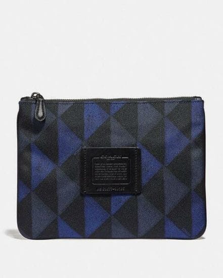 Fashion 4 Coach Multifunctional Pouch With Geo Print