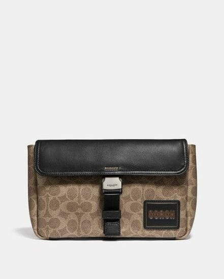 Fashion 4 Coach Pacer Belt Bag Crossbody In Signature Canvas With Coach Patch