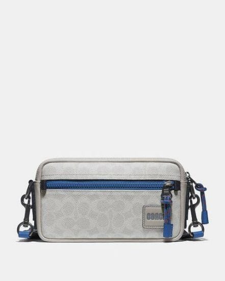 Fashion 4 Coach Pacer Slim Pouch In Signature Canvas