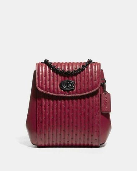 Fashion 4 Coach Parker Convertible Backpack 16 With Quilting And Rivets