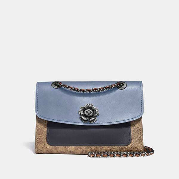 Fashion 4 Coach Parker In Colorblock Signature Canvas
