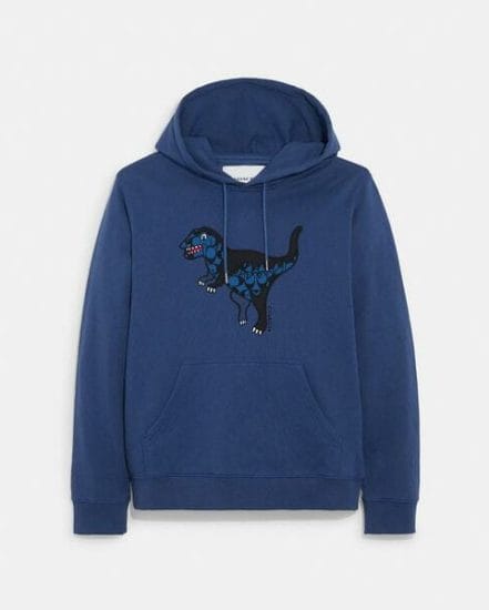 Fashion 4 Coach Patchwork Rexy Hoodie In Organic Cotton