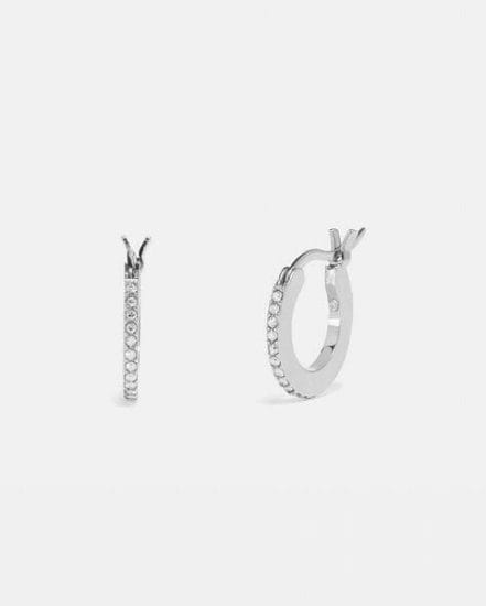 Fashion 4 Coach Pave Huggie Earrings
