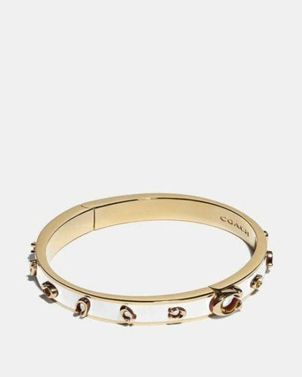 Fashion 4 Coach Pegged Signature Bangle