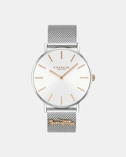 Fashion 4 Coach Perry Silver Mesh Bracelet Watch