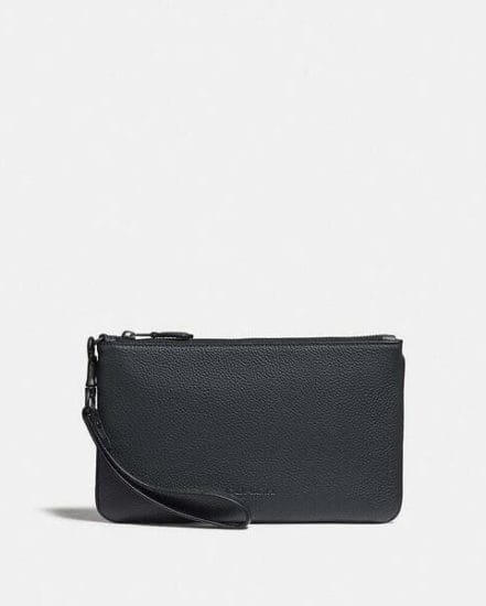 Fashion 4 Coach Phone Pouch With Signature Canvas Blocking