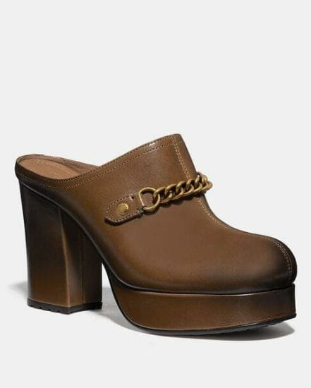 Fashion 4 Coach Platform Mule