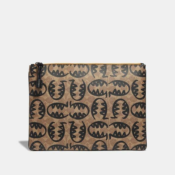 Fashion 4 Coach Pouch 30 In Signature Canvas With Rexy By Guang Yu