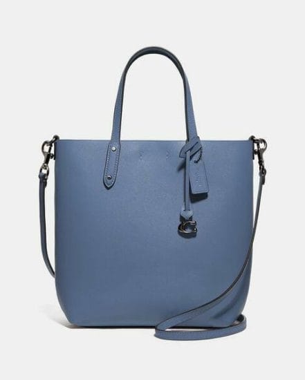 Fashion 4 Coach Refined Calf Leather Central Shopper Tote