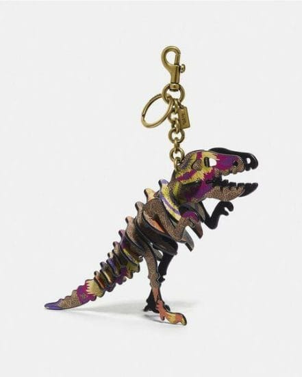 Fashion 4 Coach Rexy Bag Charm In Signature Canvas With Kaffe Fassett Print