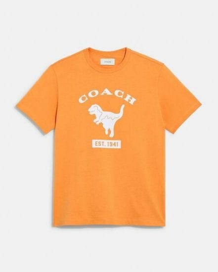 Fashion 4 Coach Rexy School T-Shirt In Organic Cotton