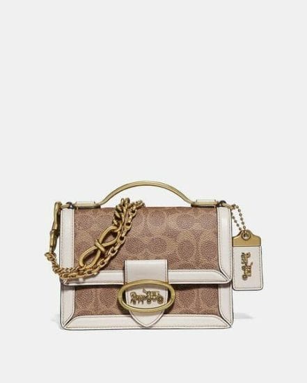 Fashion 4 Coach Riley Top Handle 18 In Signature Canvas