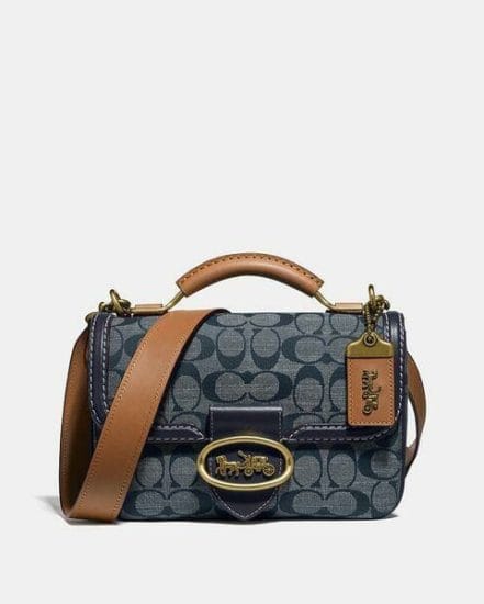 Fashion 4 Coach Riley Top Handle 22 In Signature Chambray