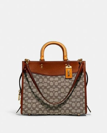 Fashion 4 Coach Rogue In Signature Textile Jacquard