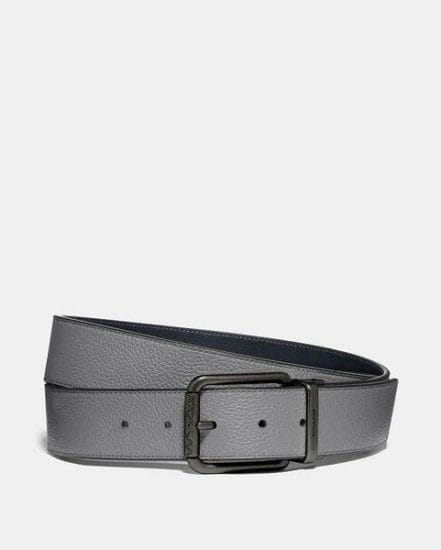 Fashion 4 Coach Roller Buckle Cut-To-Size Reversible Belt