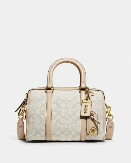 Fashion 4 Coach Ruby Satchel 25 In Signature Textile Jacquard