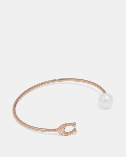 Fashion 4 Coach Sculpted Signature Pearl Bangle