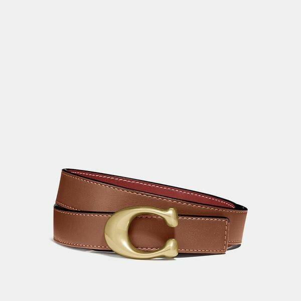 Fashion 4 Coach Sculpted Signature Reversible Belt