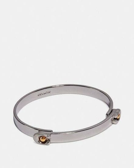 Fashion 4 Coach Sculpted Signature Tension Hinged Bangle