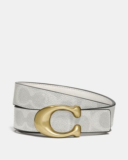 Fashion 4 Coach Signature Buckle Reversible Belt
