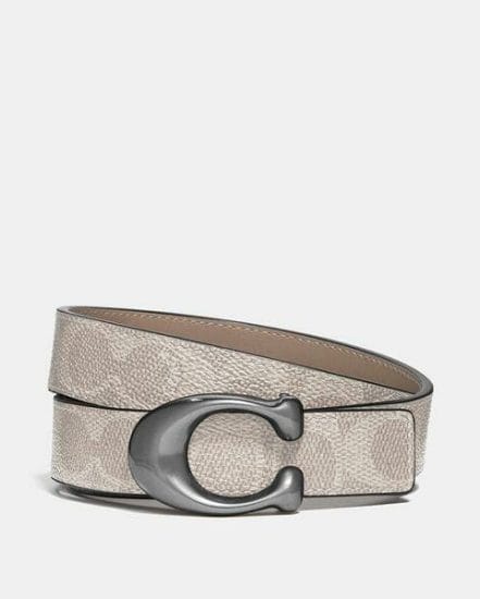 Fashion 4 Coach Signature Buckle Reversible Belt