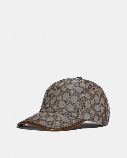 Fashion 4 Coach Signature Jacquard Baseball Cap