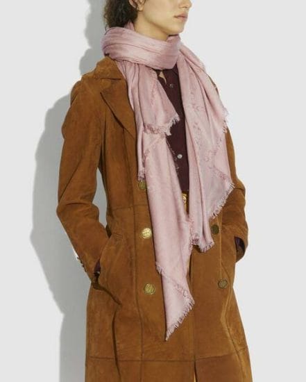 Fashion 4 Coach Signature Jacquard Shawl